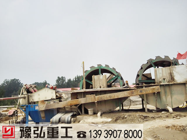 洗砂机现场 洗砂机现场