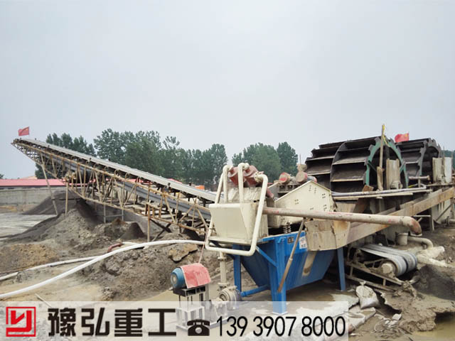 洗砂机客户现场 洗砂机客户现场